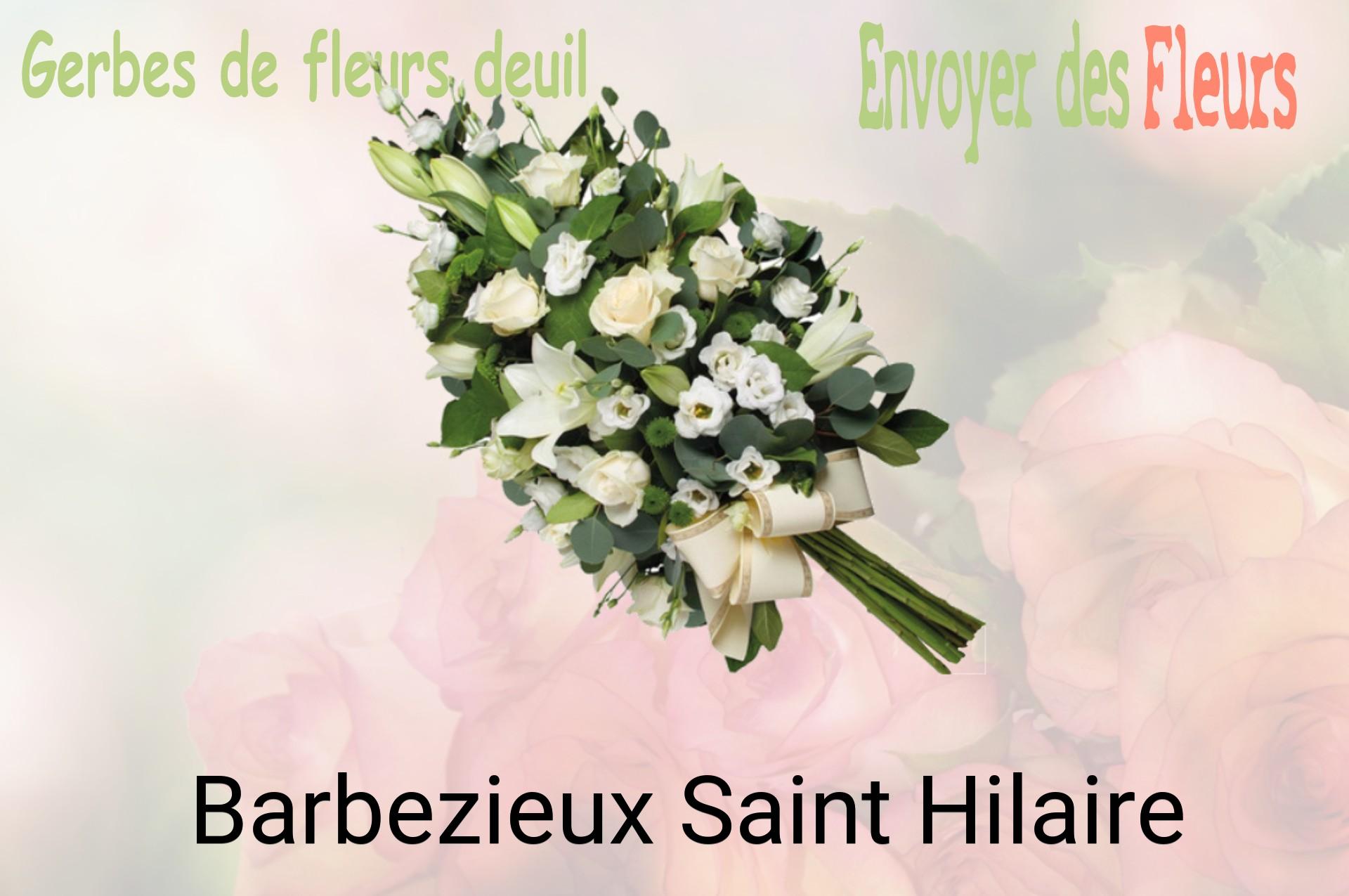 Gerbe de fleurs de deuil livrée à Barbezieux-Saint-Hilaire